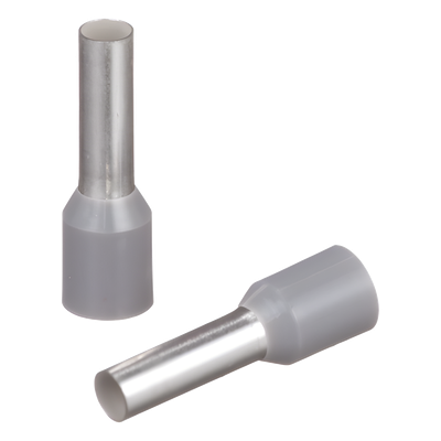 PANDUIT FSD81-10-D - Férula Aislada / 12 AWG / 17.5 mm Largo / Color Gris DIN / 500 Piezas / Cable Único | SIERRA STORE