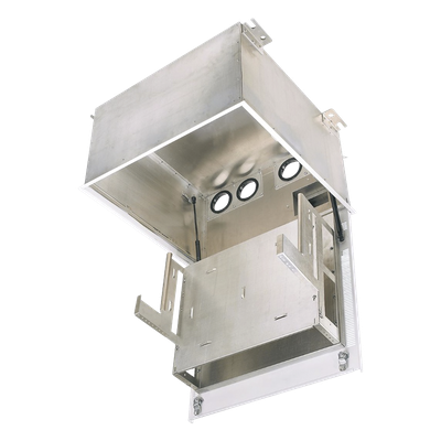PANDUIT PZICE - Gabinete de Techo / 8 UR / Equipo Pasivo / UL2043 Plenum / Acceso Frontal / 19" Dos Niveles / 2.4 ft (0.7 m) | SIERRA STORE