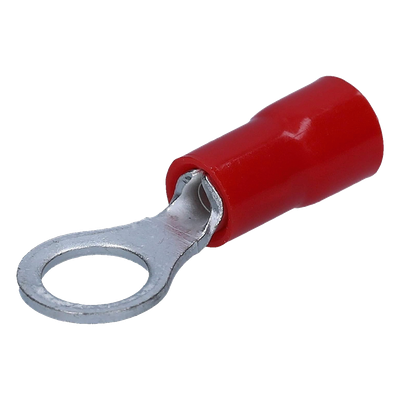 Terminal de Anillo Aislado / 3/16" / Calibre 22-16 AWG / Rojo / Paquete 25 piezas | SIERRA STORE