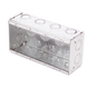 Caja Multigang de 4 Gangs,/ Profundidad de 2-1/2"/ 20 TKO (1/2"- 3/...