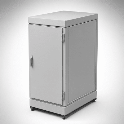 Gabinete ProTek Doble Bisagra / Puerta Sólida / 36x24x36 in (922x600x915 mm) / Acero Pintado RAL 7035 / NEMA 4 12 / 19 UR | SIERRA STORE