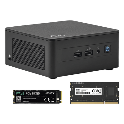 Kit / Mini PC NUC Barebone / Intel Core I3 /bluetooth / Incluye memoria 8GB / Incluye 256 SSD / No incluye sistema operativo | SIERRA STORE