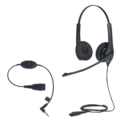 Kit Diadema Profesional / Cancelación de Ruido / Conexión QD y 3.5 mm / Brazo 270° / DSP / PeakStop | SIERRA STORE