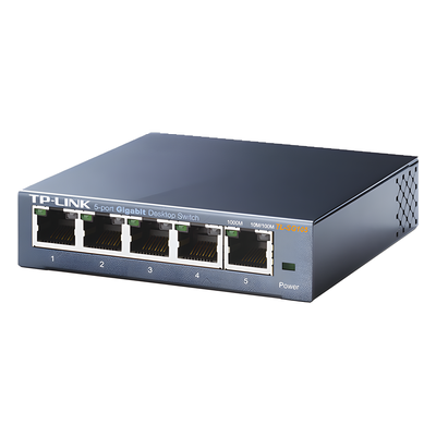 Switch / 5 Puertos Gigabit / 10/100/1000 Mbps / No Administrable / 7.4 Mpps / 3.94x3.86x0.98 in | SIERRA STORE