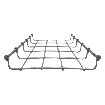 Charola Tipo Malla / Bimetálica 90% Zinc 10% Aluminio / 105 Cables Cat6 / Tramo 3 m (9.8 ft) / Interior y Exterior / Ventilación | SIERRA STORE