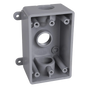 Caja Impermeable de 1 Gang / Profundidad de 2 Pulgadas (5.08 cm) / Cuenta con...