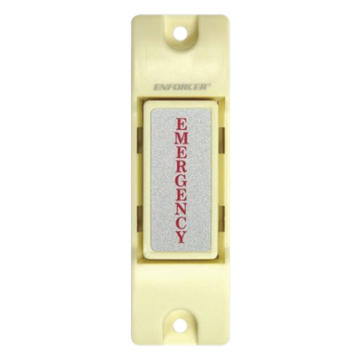 Botón de Emergencia / Contacto SPST 0.5A @ 12V DC / NA/NC Seleccionable / Montaje Superficie / Uso Interior | SIERRA STORE