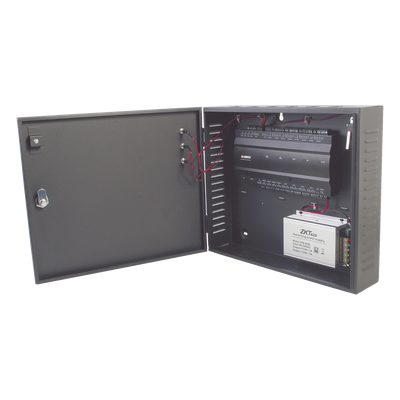 Controlador de Acceso 4 Puertas / 3,000 Huellas / 30,000 Tarjetas / TCP-IP / Gabinete Metálico con Fuente 12V 5A | SIERRA STORE