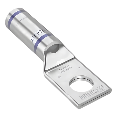 PANDUIT LCA6-14-L - Zapata de Compresión / Calibre 6 AWG / Barreno 1/4" (6.4 mm) / Tambor Estándar con Mirilla / 1 Pieza | SIERRA STORE