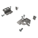 Soportes de Montaje Atornillable / Perfil Bajo / Slide-and-Lock / Acabado Galvanizado / 2 Piezas | SIERRA STORE