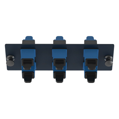 PANDUIT FAP6WBUSCZ - Placa Acopladora de Fibra Óptica / 6 Conectores SC Simplex / Monomodo OS1/OS2 / Color Azul / Snap-In | SIERRA STORE