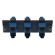 PANDUIT FAP6WBUSCZ - Placa Acopladora de Fibra Óptica / 6 Conectores SC Simplex / Monomodo OS1/OS2 / Color Azul / Snap-In | SIERRA STORE