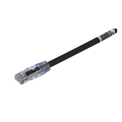 PANDUIT UTP6AX1BL - Cable de Parcheo UTP / Cat6A / 24 AWG / CM / 0.3 m (1 pie) / Negro | SIERRA STORE