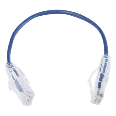 LINKEDPRO BY EPCOM LP-UT6-020-BU28 - Cable de Parcheo Slim UTP Cat6 / 20 cm (0.66 pies) / 28 AWG / Azul / 1 Gbps | SIERRA STORE
