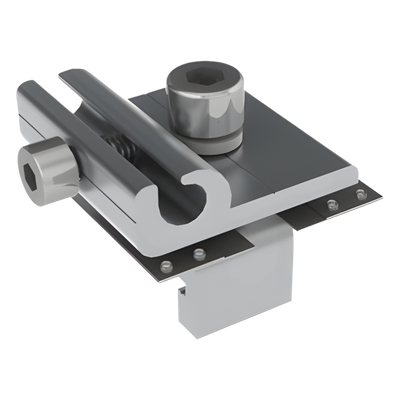 Conector para Conexión a Tierra Física de Montajes de Paneles Solares con Riel 7 | SIERRA STORE