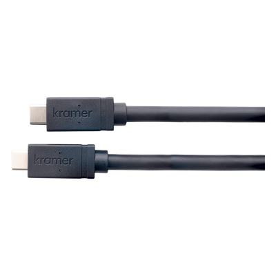 Cable Activo Híbrido AOC USB-C (M) a USB-C (M) | USB 3.2 Gen-2 SuperSpeed+ | 10 Gbps | 4K@60 Video | Carga 60W | K-Lock | 15.2 mts | SIERRA STORE