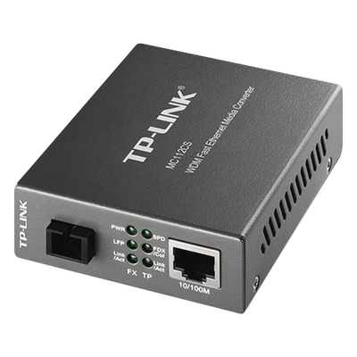 Convertidor de Medios WDM / Fibra Monomodo SC / 20 km (12.4 mi) / 10/100 Mbps / Longitud de Onda 1310/1550 nm / Plug and Play | SIERRA STORE