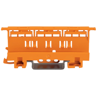 Adaptador de Fijación / Serie 221 / 6 mm² / Montaje sobre Carril DIN 35 / Material Poliamida PA 66 V0 / Color Naranja - WAGO