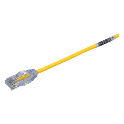 PANDUIT UTP28SP20YL - Cable de Parcheo UTP Cat6 / 28AWG Diámetro Reducido / 6.1 m (20 pies) / Amarillo / CM/LSZH / PoE++ | SIERRA STORE