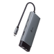 Adaptador HUB / 6 en 1 / USB-C / HDMI 4K@60Hz / Ethernet Gigabit / 100W PD / 4.65 x 1.69 x 0.56 in | SIERRA STORE