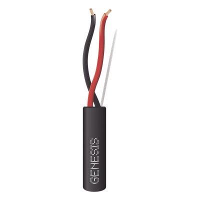 Carrete de Cable / 305 m (1000 pies) / 2 x 14 AWG Tipo FPL / Direct Burial / Intemperie / Detección de Incendio y Evacuación | SIERRA STORE