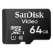 Memoria microSD / 64GB / Alta Resistencia / Videovigilancia / Clase 10 / -25°C a 85°C / 32 TBW | SIERRA STORE