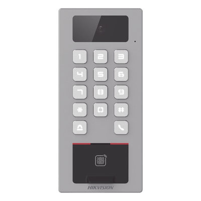 HIKVISION DS-K1T502DBFWX-C-E1 - Terminal de Control de Acceso / Videoportero Multiapartamento / 2 Megapixel / IP65 & IK09 / 10,000 | SIERRA STORE