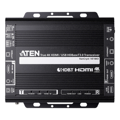 Transceptor HDMI / True 4K UHD 60Hz / HDBaseT 3.0 / USB 3.0 / 100 m (328 pies) | SIERRA STORE