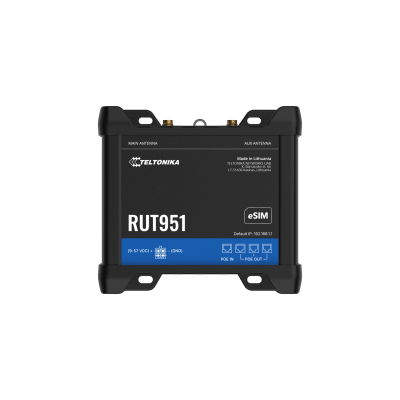 Router PoE 4G Industrial con VPNs Avanzadas / Dual SIM / Soporta eSIM / Gestión Remota (Opcional RMS) - TELTONIKA