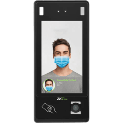 Terminal de Control de Acceso Multi-Biométrico 4G / Android 9.0 / Reconocimiento Facial Luz Visible / Lector QR Dinámico / OSDP v2.1.7 | SIERRA STORE