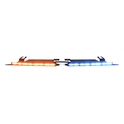 Luz LED de Advertencia Interior / 144 LED / Rojo-Blanco-Azul-Blanco / 12-24 VDC / Perfil Bajo / Sin Perforación | SIERRA STORE