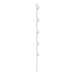 EPCOM INDUSTRIAL SYS-POST-3W - Poste para Cerca Electrificada / 5 Aisladores de Paso / Acero Galvanizado Cal. 18 / 1.2 m (3.9 ft) / | SIERRA STORE