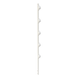 EPCOM INDUSTRIAL SYS-POST-3W - Poste para Cerca Electrificada / 5 Aisladores de Paso / Acero Galvanizado Cal. 18 / 1.2 m (3.9 ft) / | SIERRA STORE