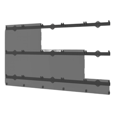 Sistema de Montaje para Videowall LED / 5x5 Paneles / Carga 284.1 kg (625 lb) / Ajuste de Precisión Dual / Aluminio Anodizado / Hasta | SIERRA STORE