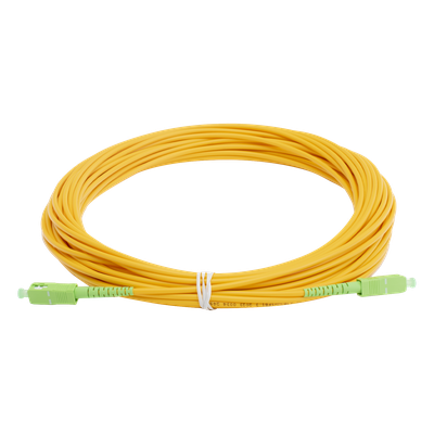 LINKEDPRO BY EPCOM LPSM3SCASCAS15 - Jumper de Fibra Óptica / SC/APC a SC/APC / Monomodo OS2 / 15 m (49.21 ft) / Simplex / 3 mm | SIERRA STORE