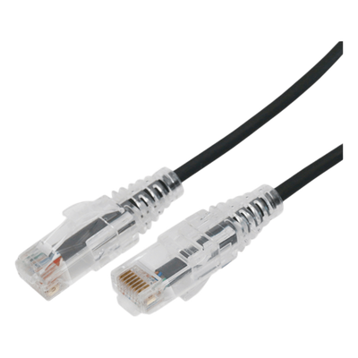 LINKEDPRO BY EPCOM LP-UT6A-1000-BK28 - Cable de Parcheo Slim UTP Cat6A / 10 m (32.81 ft) / 28 AWG / RJ45 / Negro | SIERRA STORE
