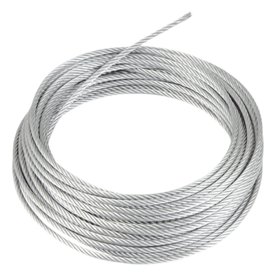 Retenida de Acero Galvanizado / 1/8" / 7 Hilos Trenzados / Carga 600 kg / 200 m (656.2 ft) / Clase A | SIERRA STORE