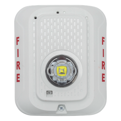 Lámpara Estroboscópica LED para Pared / Sin Bocina / Candela Seleccionable 15-185 cd / Sincronización System Sensor Sync / Compatible | SIERRA STORE