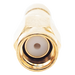 Conector SMA Macho Inverso / Anillo Plegable / Cables RG-8/X, LMR-240, Belden 9258 / Cuerpo Bronce Oro / Aislante Teflón | SIERRA STORE