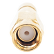 Conector SMA Macho Inverso / Anillo Plegable / Cables RG-8/X, LMR-240, Belden 9258 / Cuerpo Bronce Oro / Aislante Teflón | SIERRA STORE