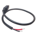 Cable Pigtail DC / Conector Macho 5.5 x 2.1 mm / 30 cm (11.8 in) / Calibre 22AWG / Polarizado / 12 VCC | SIERRA STORE