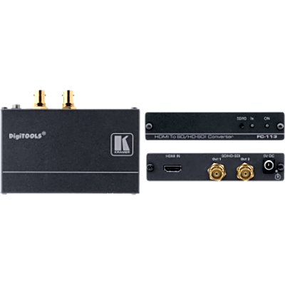 Conversor de Formato HDMI a 3G HD-SDI | 1 Entrada HDMI | 2 Salidas SD/HD/3G HD-SDI BNC | Tasa de Datos hasta 3 Gbps | Audio Embebido | SIERRA STORE