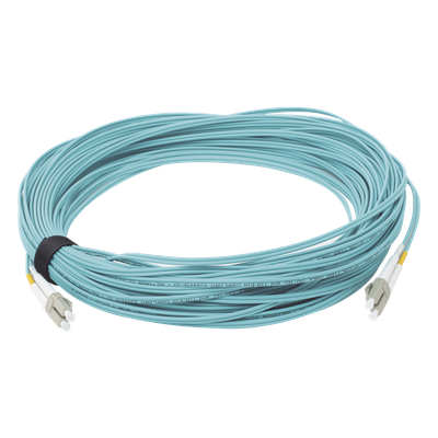 SIEMON FJ2-LCLC5L-30AQ - Jumper de Fibra Óptica / OM3 50/125 / LC-LC Duplex / OFNR / 30 m (98.43 pies) / Aqua | SIERRA STORE