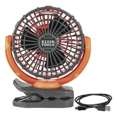 Ventilador Portátil Recargable / 2 Velocidades / Autonomía 5-9 Horas / Montaje 360° / USB-C / Pinza e Imán | SIERRA STORE
