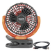Ventilador Portátil Recargable / 2 Velocidades / Autonomía 5-9 Horas / Montaje 360° / USB-C / Pinza e Imán | SIERRA STORE