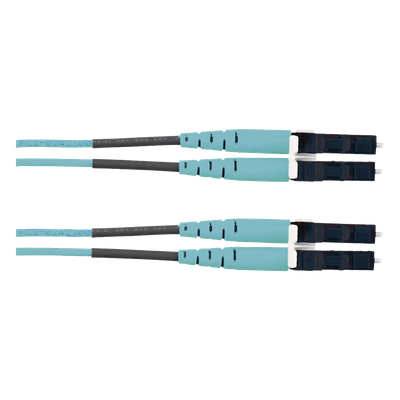 PANDUIT FX2ELLNLNSNM002 - Jumper de Fibra Óptica / Multimodo OM3 50/125 / LC-LC Dúplex / LSZH / 2 m (6.56 ft) / Aqua | SIERRA STORE