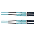 PANDUIT FX2ELLNLNSNM002 - Jumper de Fibra Óptica / Multimodo OM3 50/125 / LC-LC Dúplex / LSZH / 2 m (6.56 ft) / Aqua | SIERRA STORE
