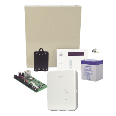 Kit Panel de Alarma IP / 48 Zonas / 40 Inalámbricas y 8 Alámbricas / 3 Particiones / Comunicador IP / Teclado Alfanumérico con | SIERRA STORE