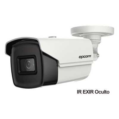 Bala TURBOHD / 4K 8.29 MP / Gran Angular 102.9° / Lente 2.8 mm / IR EXIR 60 m / Exterior IP67 / dWDR / -40°C a 60°C | SIERRA STORE