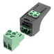 PANDUIT PXM1ARGRBL - Conector Eléctrico Mini-Com / Compatible 26-12 AWG / Cable FMPS / Diseño Compacto / Color Verde | SIERRA STORE